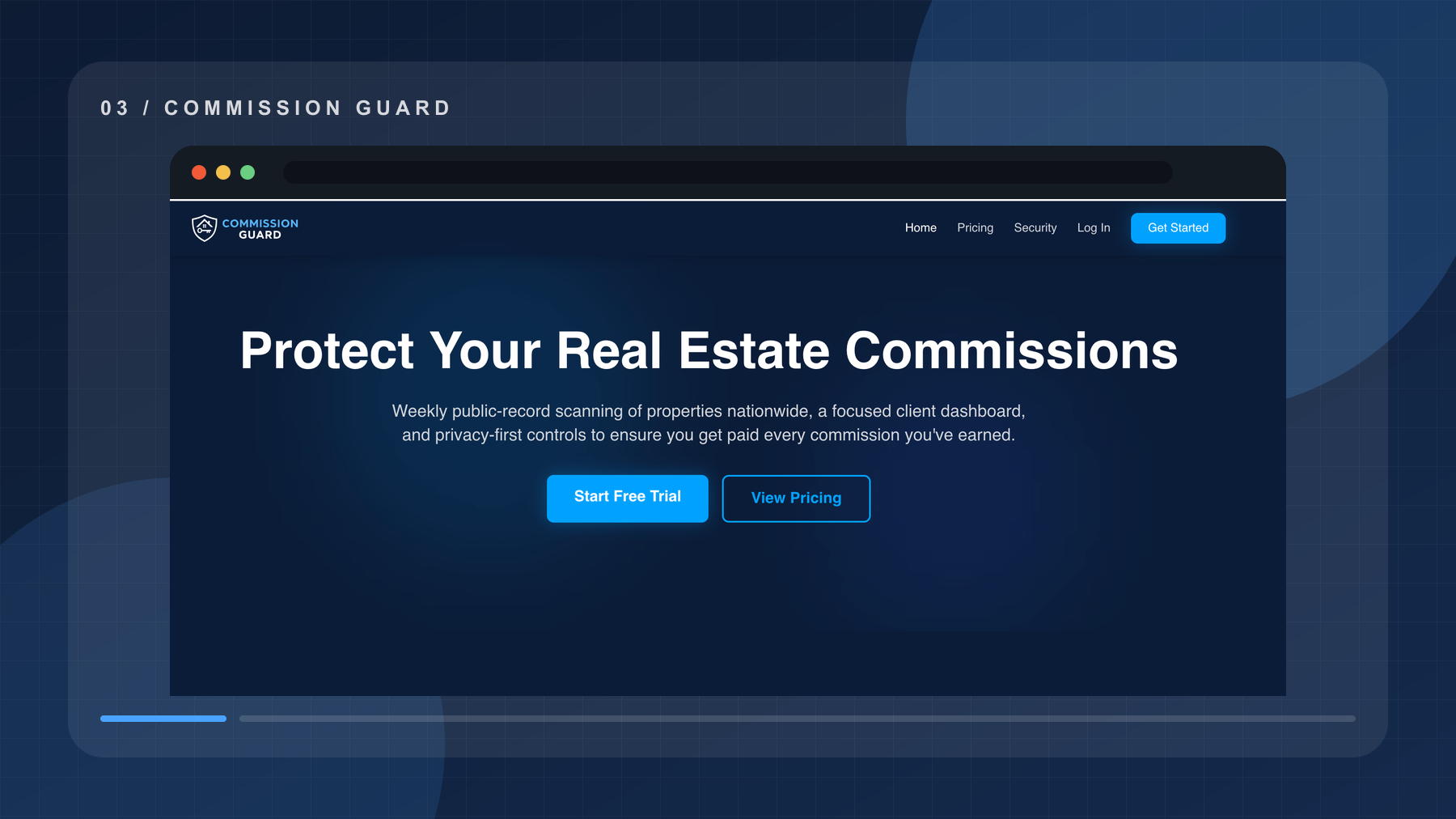 Commission Guard — Web Application